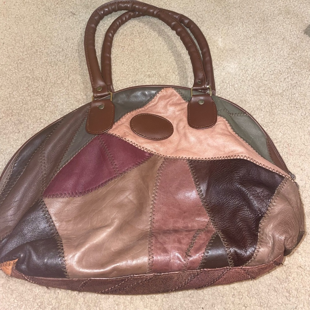 Patchwork Shoulder Bag - image 1